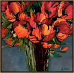 Picture of Flower Flames Burnt Orange by Winnie Eaton