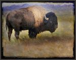 Picture of Bison Portrait II by Chris Vest