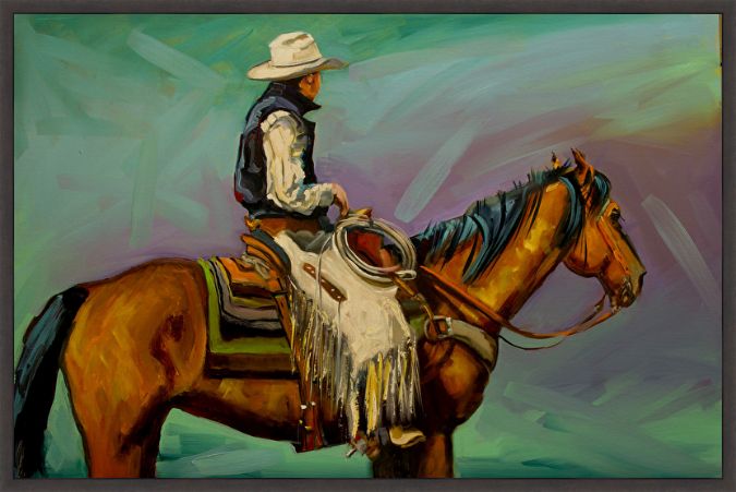 Picture of Cool August Cowboy by Diane Whitehead