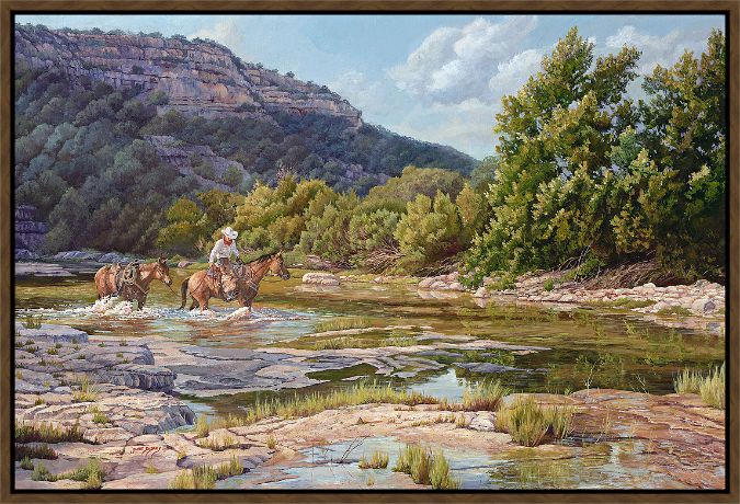 Picture of Riding The River by June Dudley