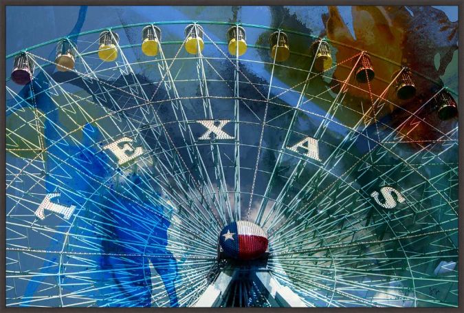 Picture of Texas Ferris Wheel by Sisa Jasper