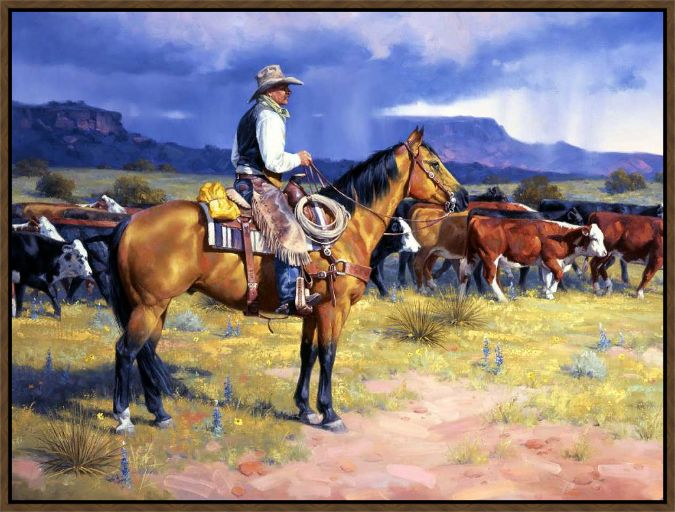 Picture of The Great American Cowboy by Jack Soremspm