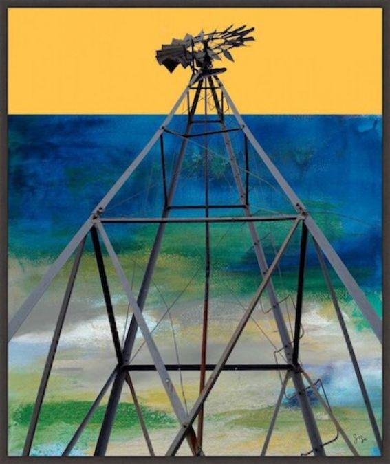 Picture of Windmill Abstract by Sisa Jasper