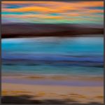 Picture of Alaska-Juneau Abstract Sunset Over Ocean by Jaynes Gallery