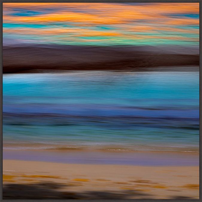 Picture of Alaska-Juneau Abstract Sunset Over Ocean by Jaynes Gallery