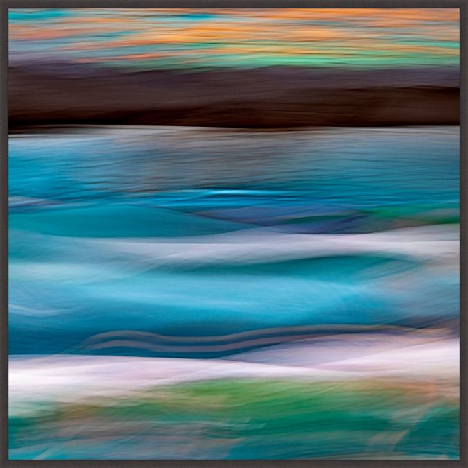 Picture of Alaska-Juneau Abstract Sunset On Ocean by Jaynes Gallery