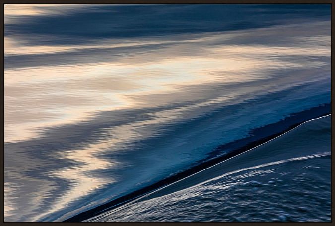 Picture of Alaska-Chatham Strait Boat Wake In Ocean by Jaynes Gallery