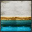 Picture of Gold On Turquoise by Taylor Hamilton