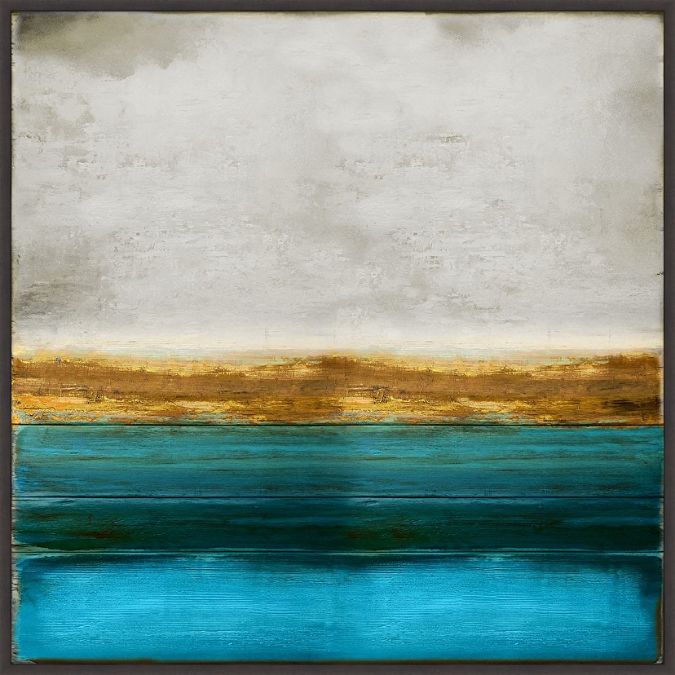 Picture of Gold On Turquoise by Taylor Hamilton