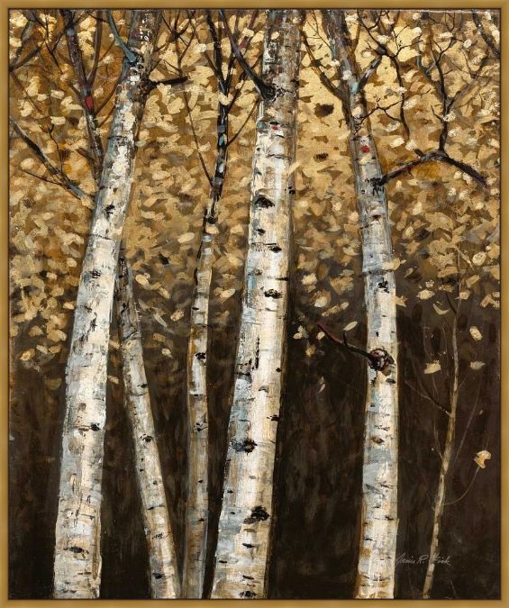 Picture of Shimmering Birches 2 by Arnie Fisk