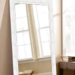 Picture of Rustic Country White Flat Plate Mirror