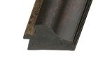 Picture of Textured Brown With Champagne Accent Flat Plate Mirror