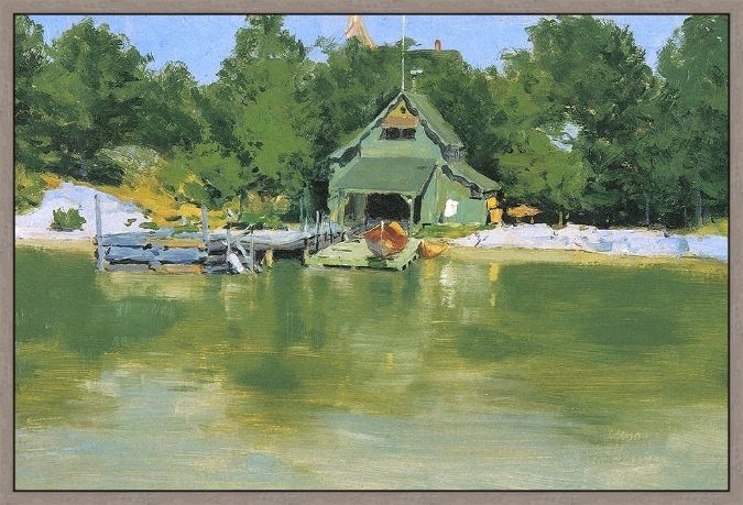 Picture of Remington's Boat House by Frederic Remington