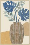 Picture of Indigo Yellow Still Life I by Flora Kouta