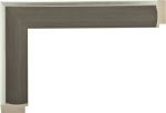 Picture of Brown Contemporary With Silver Accent Flat Plate Mirror