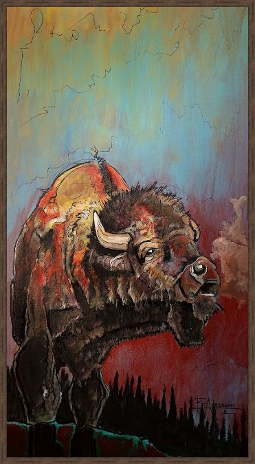 Picture of Rendezvous Bison by Ed Anderson