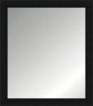 Picture of Black Modern Flat Plate Mirror