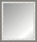 Picture of Silver Scooped Contemporary Flat Plate Mirror