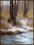 Picture of First Snow By River by Alan Chaney