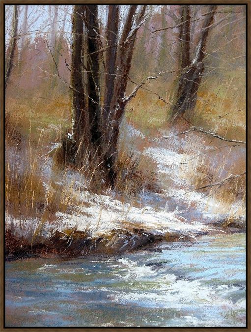 Picture of First Snow By River by Alan Chaney