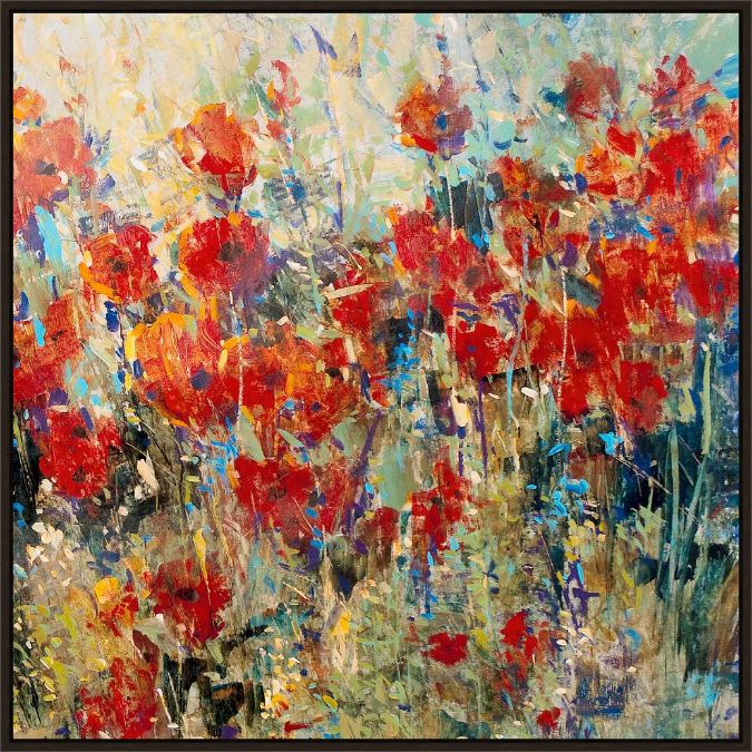 Picture of Red Poppy Field II by Tim O'Toole