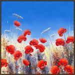 Picture of Poppy Meadow I by Hilary Mayes