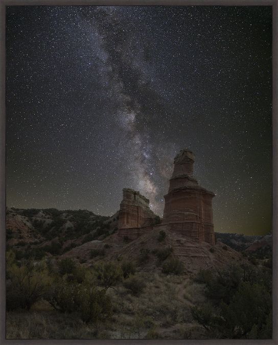 Picture of Milky Way At Palo Duro Canyon by Rob Greebon