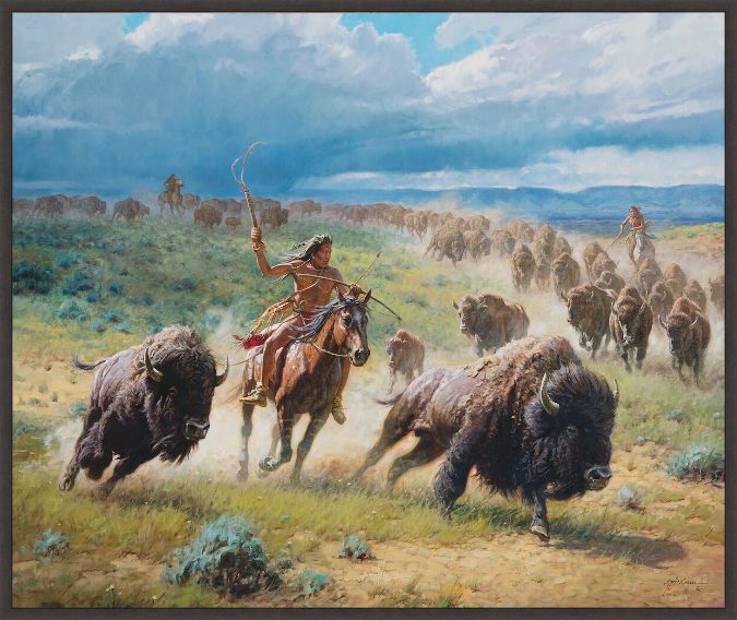 Picture of Chasing Thunder (Limited Edition) by Martin Grelle