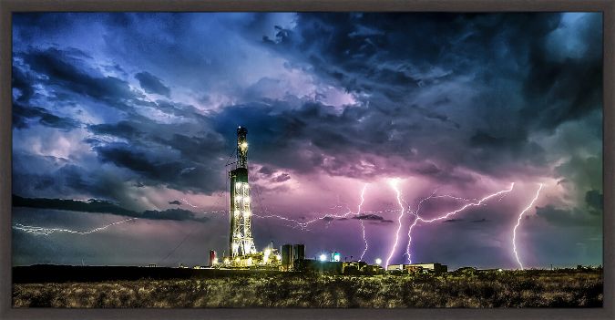 Picture of Oil, Energy, Land And Sky (Limited Edition) by Bob Callender