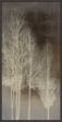 Picture of Trees On Brown Panel I by Kate Bennett