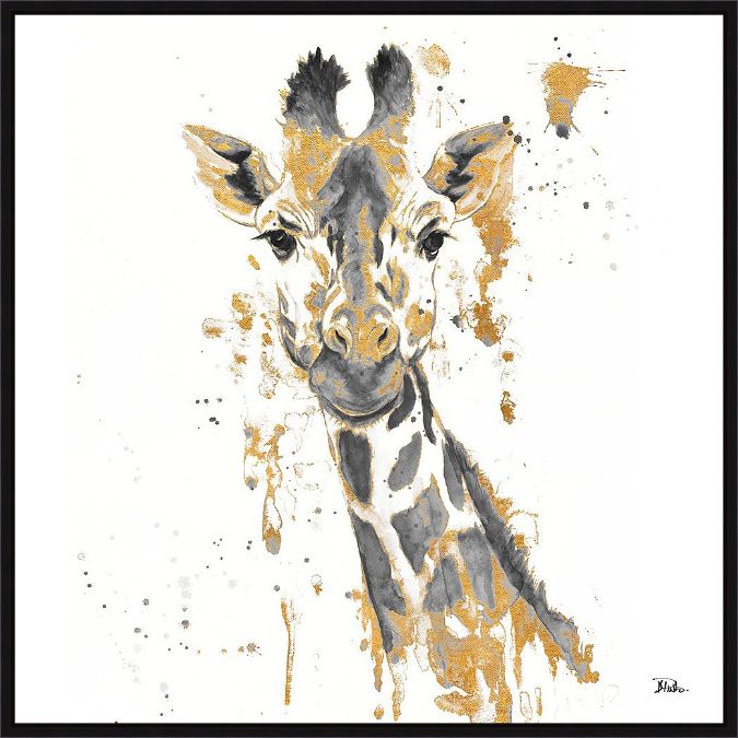 Picture of Gold Water Giraffe by Patricia Pinto