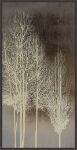 Picture of Trees On Brown Panel I by Kate Bennett