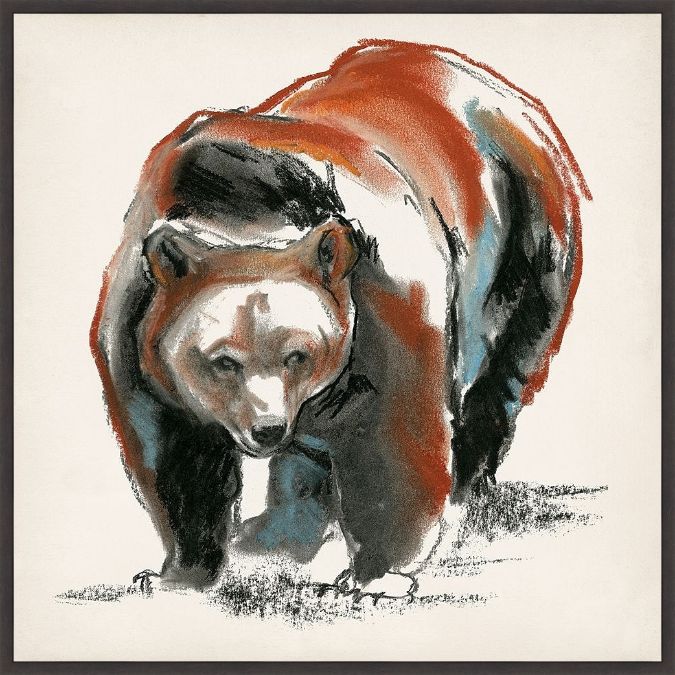 Picture of Brown Bear Gestures II by Jennifer Paxton Parker