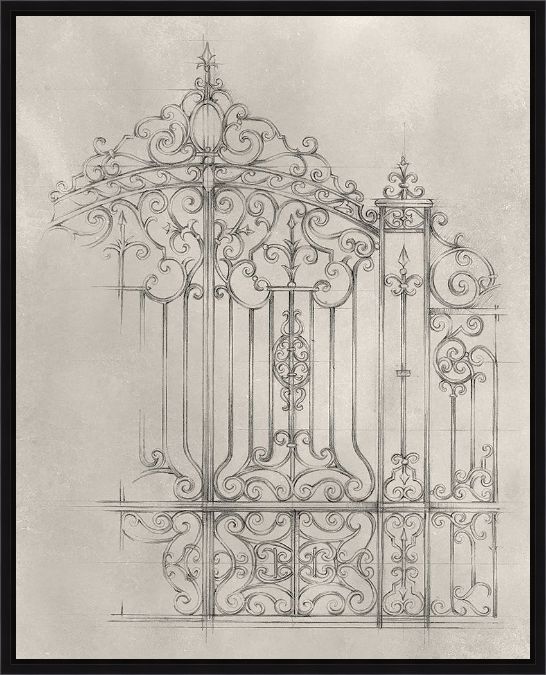Picture of Iron Gate Design II by Ethan Harper