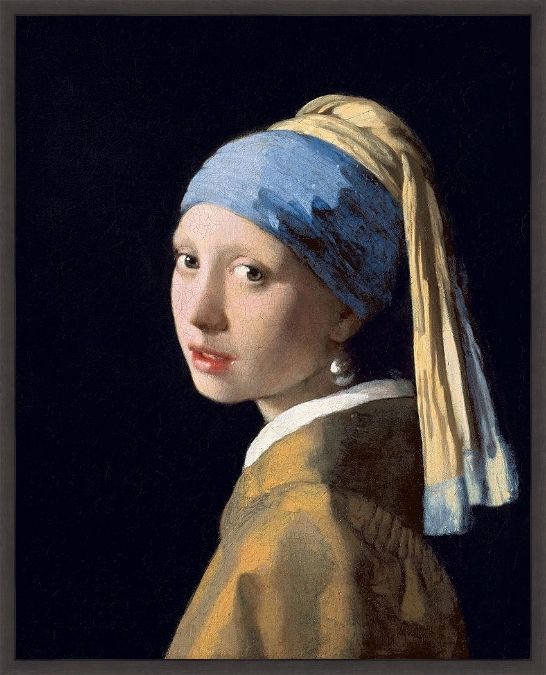 Picture of Girl with a Pearl Earring by Johannes Vermeer