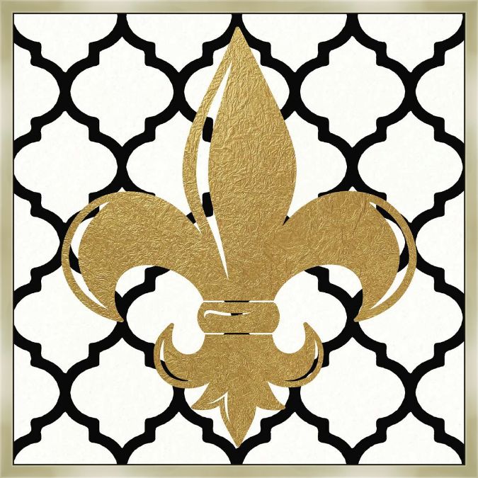 Picture of Fleur De Lis Quarterfoil by Jo Moulton