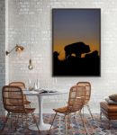 Picture of Yellowstone Bison Silhouette by Don Grall