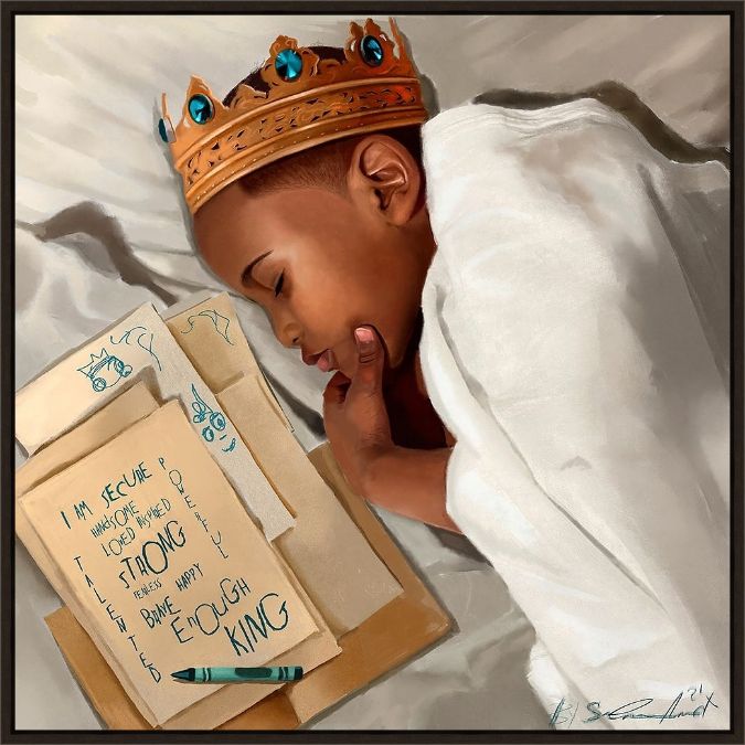Picture of EVEN WHEN I AM SLEEPING (BOY) BY SALAAM MUHAMMAD
