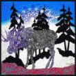 Picture of MOOSE TRACKS BY MURRAY HENDERSON FINE ART