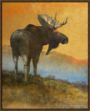 Picture of MOOSE LOOKING BACK BY CHRISTOPHER VEST