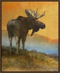 Picture of MOOSE LOOKING BACK BY CHRISTOPHER VEST