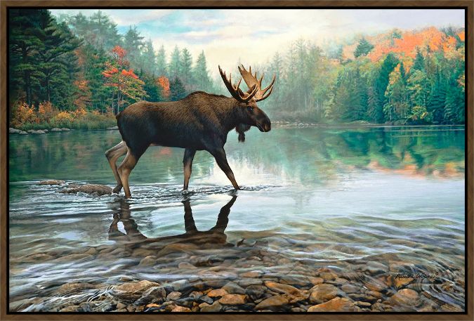 Picture of MOOSE CROSSING BY RUSSELL COBANE