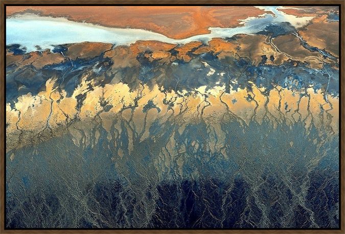 Picture of California Aerial - The Desert From Above by Tanja Ghirardini