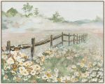Picture of Fence With Flowers by Patricia Pinto
