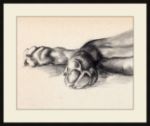 Picture of Charcoal Paws I by Jennifer Paxton Parker